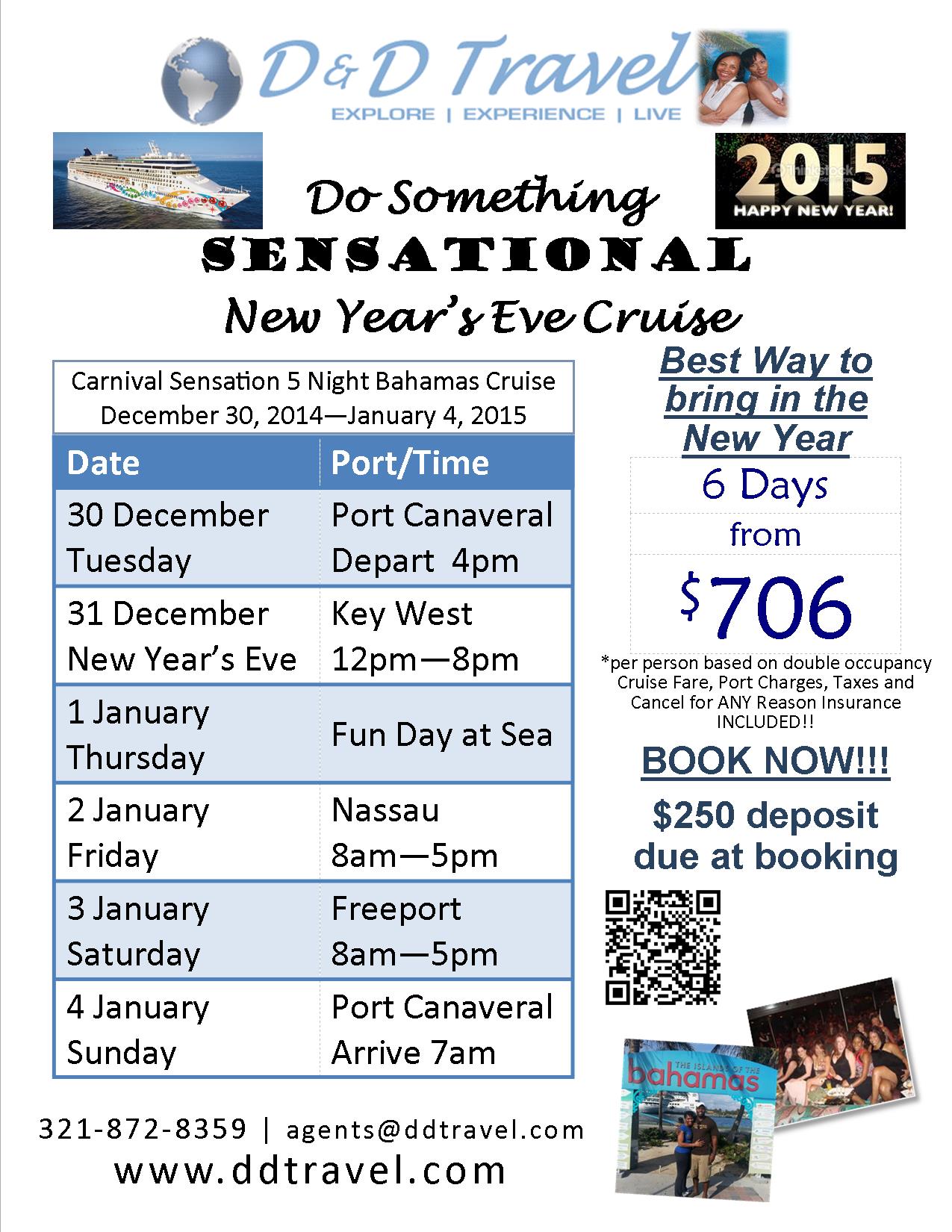New Year's Eve 2015 from $706